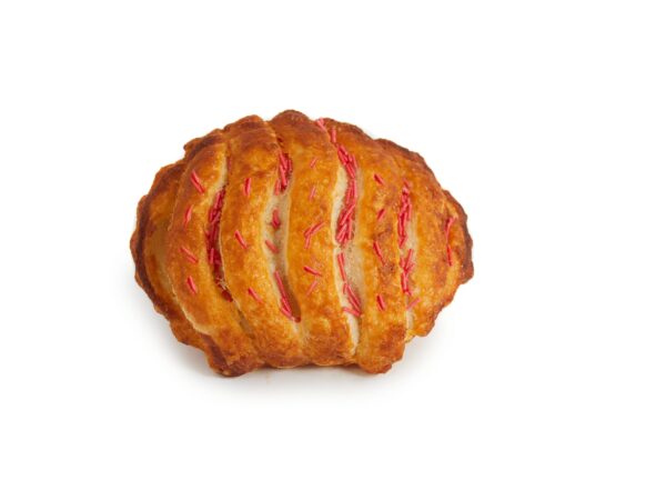 Pannalatte and sour cherry shell
