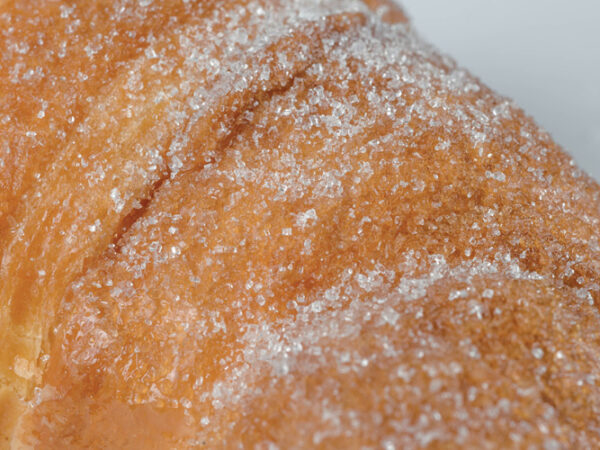 Apricot handcrafted vegan croissant