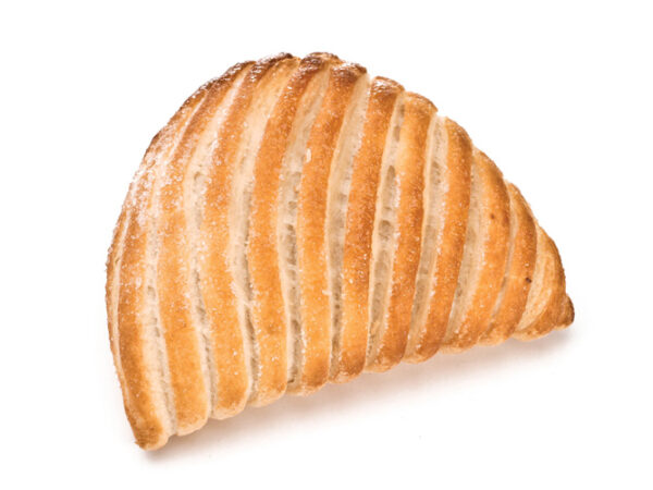 Vegan plain half-moon puff pastry